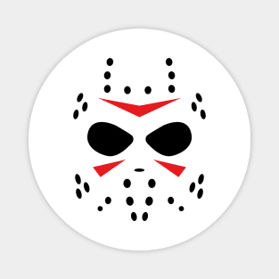 Jason Mask - White Version Magnet